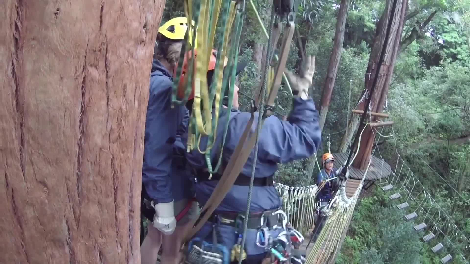 Thumbnail image for Two Grannies on the Road - Ziplining