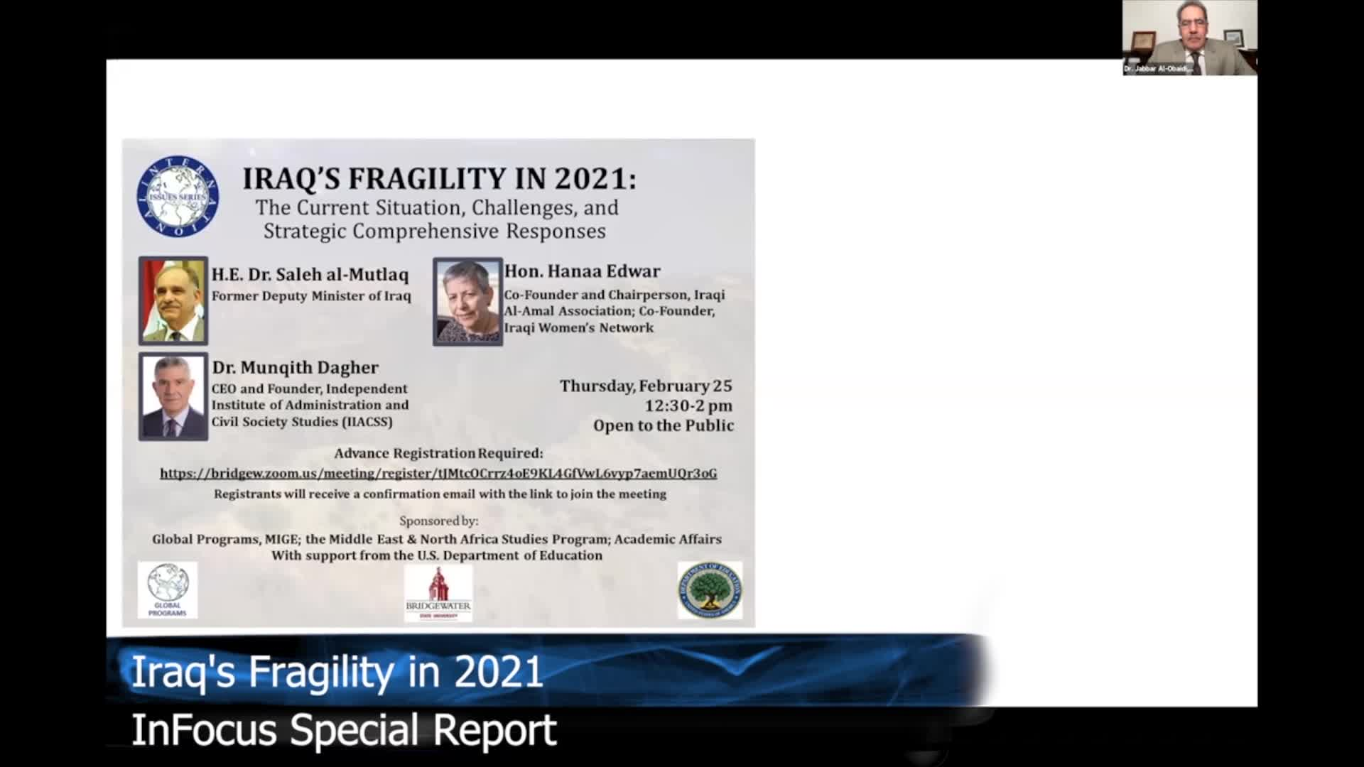 Thumbnail image for Bridgewater State University Global Programs - Iraq Fragility in 2021