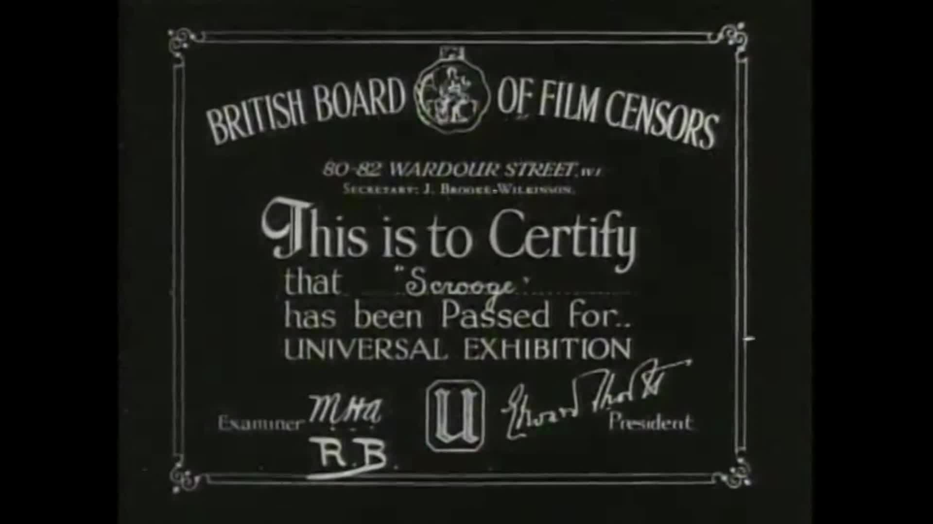 Thumbnail image for BCA Film Night - Scrooge - 1935
