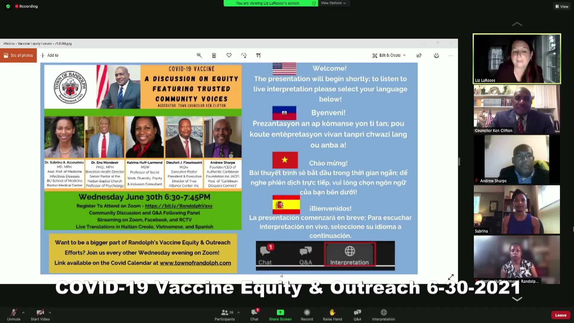 Thumbnail image for Covid Vaccine Equity & Outreach (6-30-21)