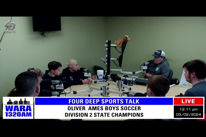 Thumbnail image for Four Deep Sports Talk Show Ep.111 Oliver Ames Boys Soccer (03/04/2024)