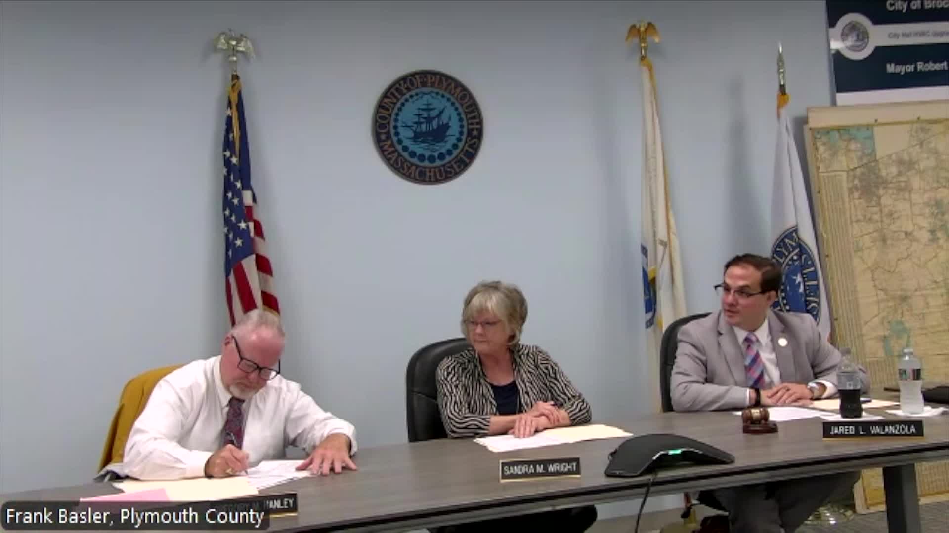 Plymouth County Commissioners Meeting (9/25/2025)