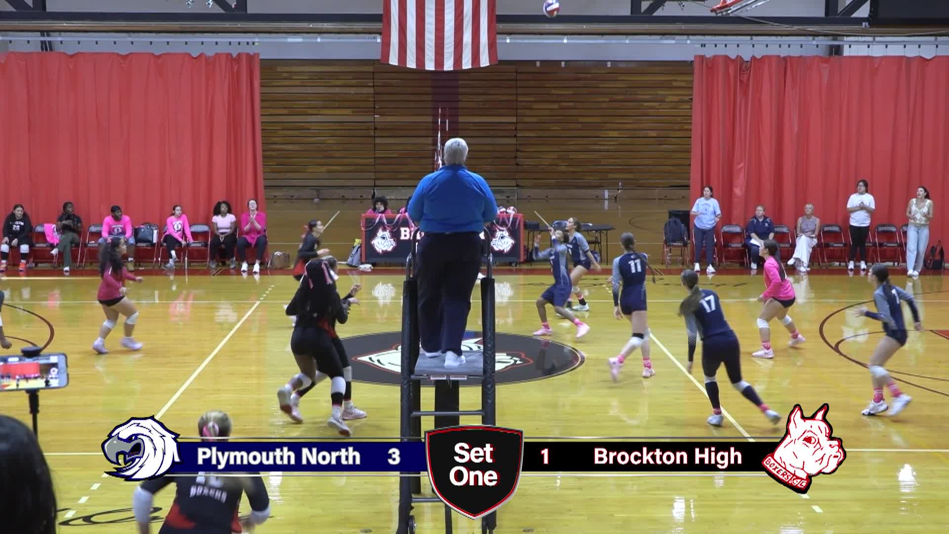 BHS Girls Volleyball vs Plymouth North (10/6/2025)