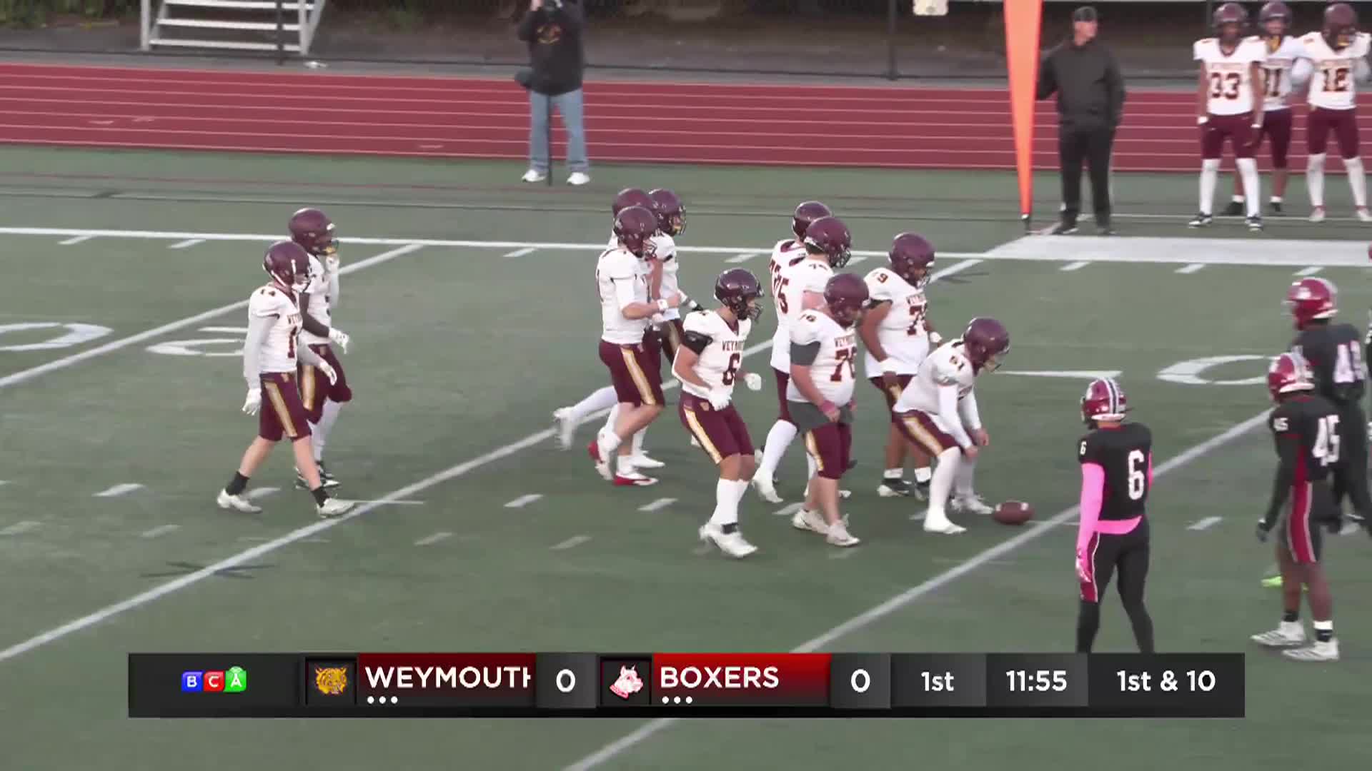 BHS Football vs Weymouth (10/10/2025)