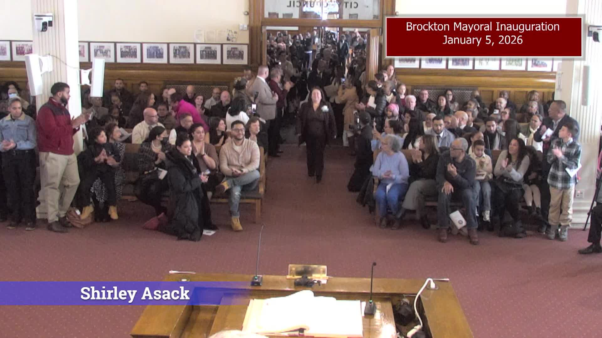 City of Brockton Mayoral Inauguration (01/05/2026)