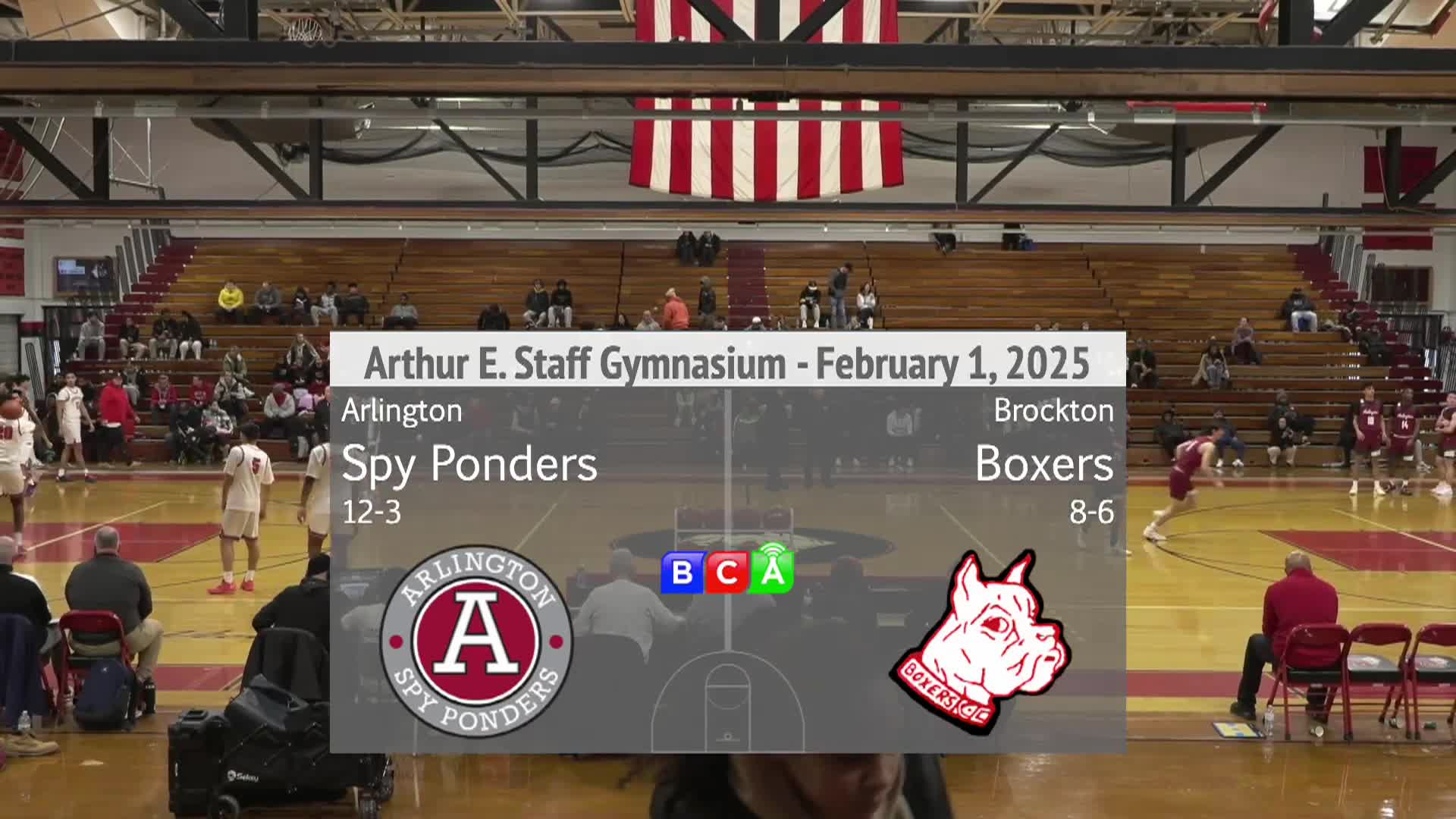 Brockton High Boys Basketball Vs Arlington (02-01-26)