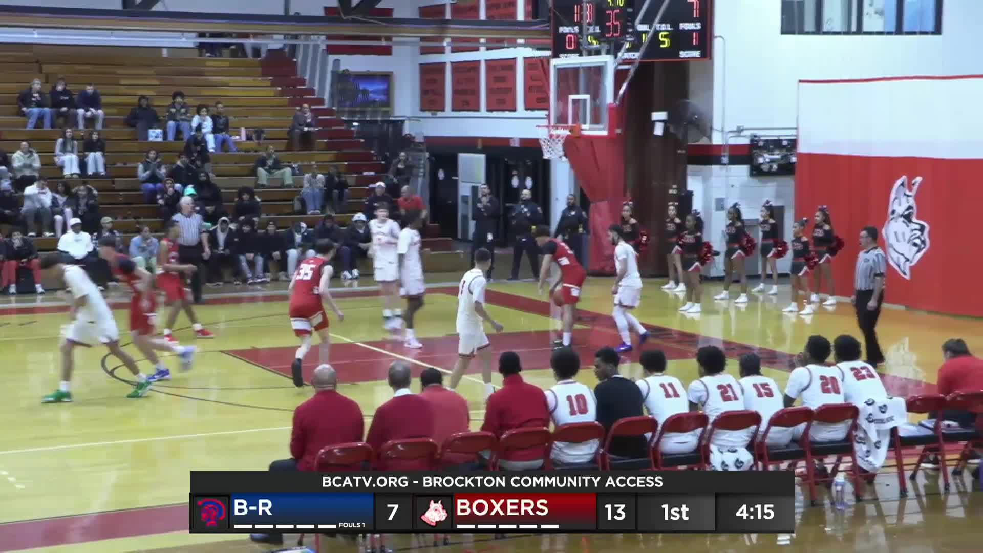 Brockton High Boys Basketball Vs Bridgewater-Raynham (02-12-26)